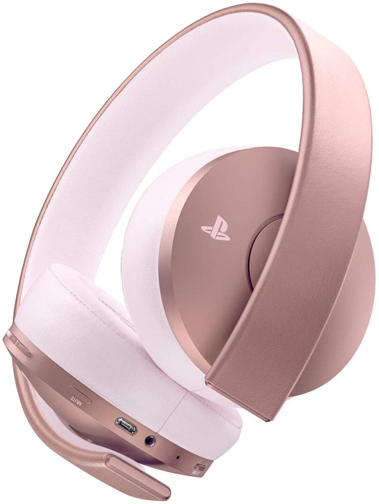 Rose Gold PS4 Gaming Headset